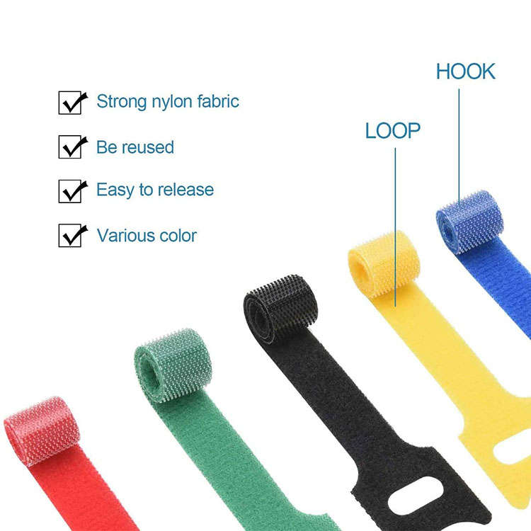 Re-usable Velcro Cable Ties 12 x 150mm | Red | 20 Pieces