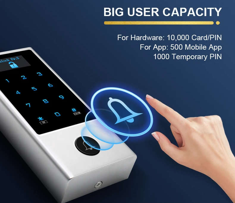 Smart Life Tuya WIFI Waterproof 12V Access Control Keypad Card Doorbell Gate Garage HD1