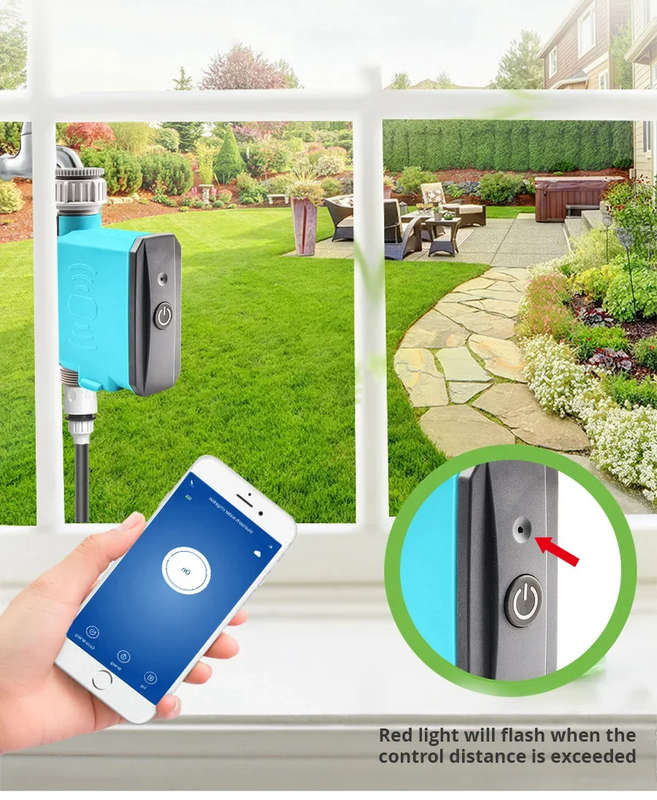 Smart Life Tuya Bluetooth Irrigation Valve Sprinkler Timer Controller Switch | Battery Operated