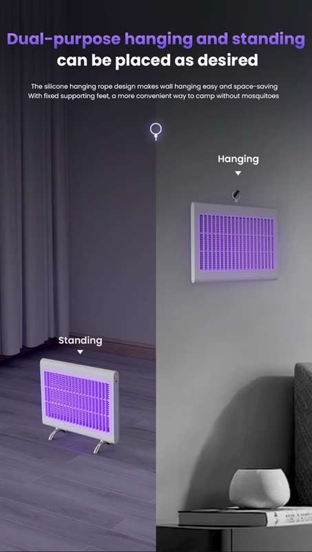 Mosquito Insect Fly Traps UV Purple Light Lamp | 5V | Desk Standable | Blue