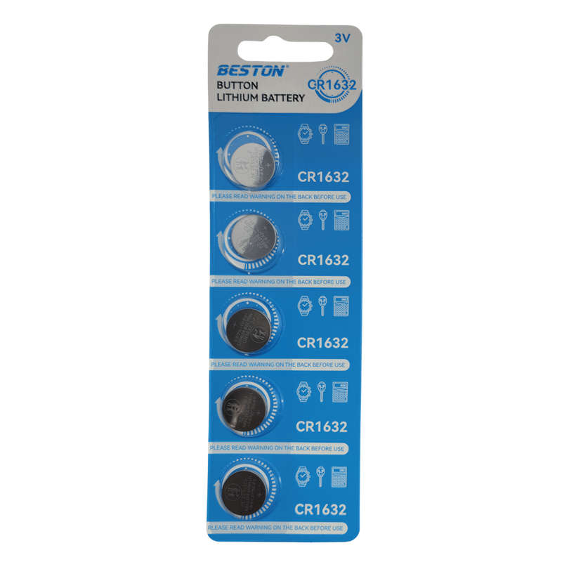 BESTON CR1632 Button Cell Lithium Battery | 3V | 85mAh | 5 Pack