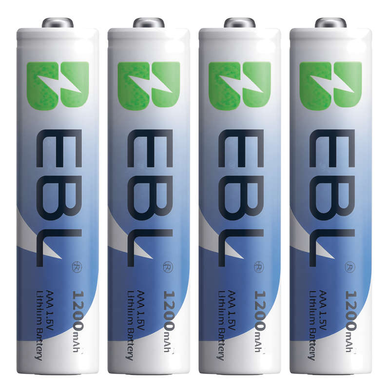 EBL AAA Lithium Battery | 1.5V | 1200mAh | 4 Pack