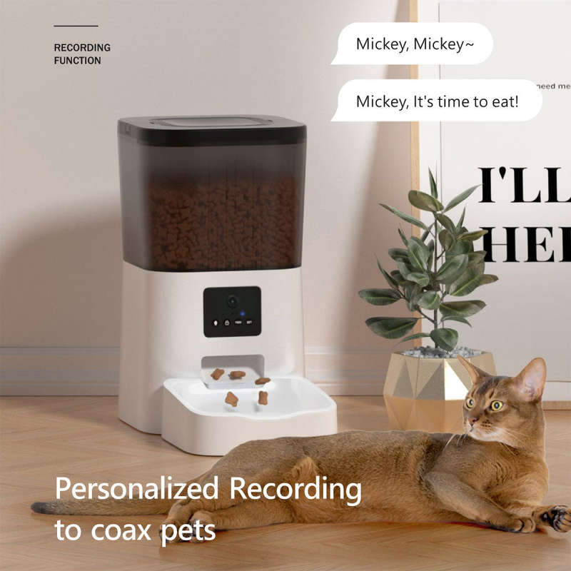 Smart Life Tuya WIFI Pet Dog Cat Food Feeder w/ 1MP Camera | 4L | 5V