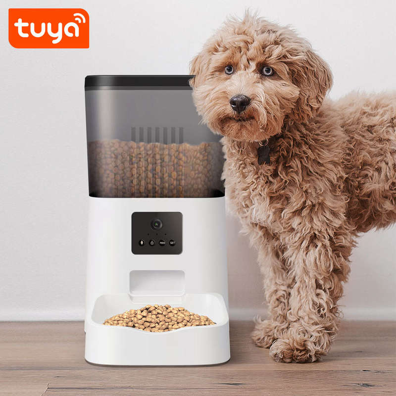 Smart Life Tuya WIFI Pet Dog Cat Food Feeder w/ 1MP Camera | 4L | 5V