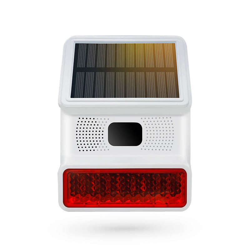Outdoor Solar Flash & Sound 100DB Siren for Tuya Alarm System | RF433 EV1527