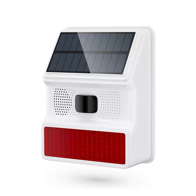 Outdoor Solar Flash & Sound 100DB Siren for Tuya Alarm System | RF433 EV1527