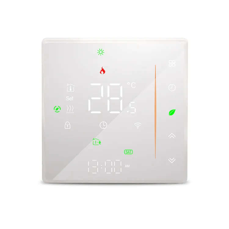 Smart Life Tuya WIFI Thermostat LCD Display Touch Screen Floor Heating Temperature Controller (Wh...
