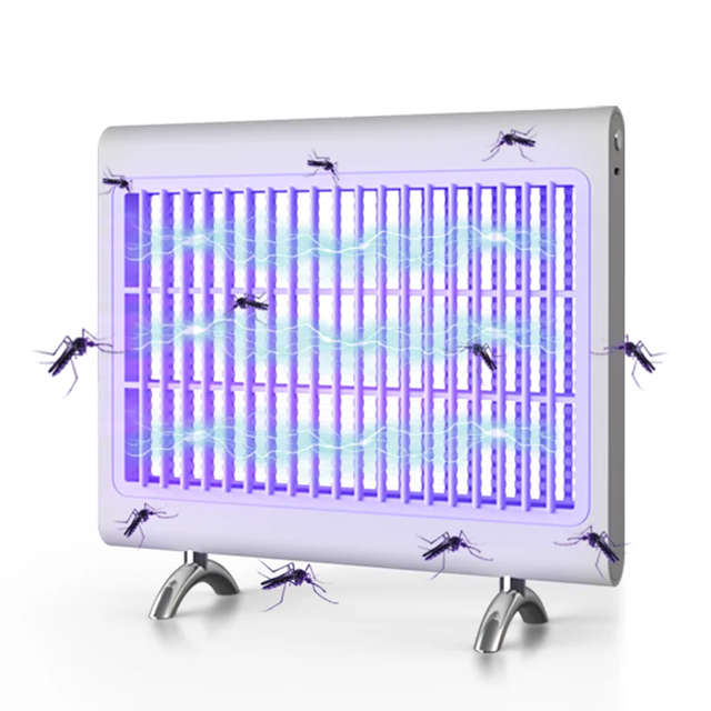 Mosquito Insect Fly Traps UV Purple Light Lamp | 5V Rechargeable | Desk Standable | White