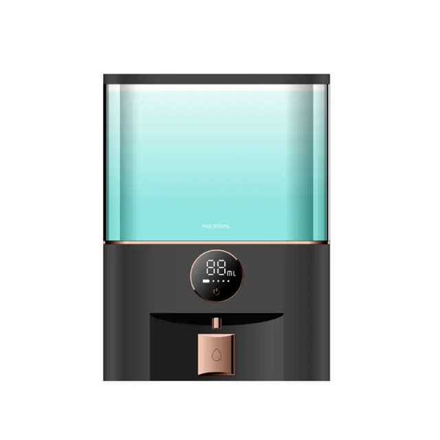 Electric Mouthwash Liquid Dispenser | 5V Rechargeable | 500ml Refillable | Wall Mounted | Black