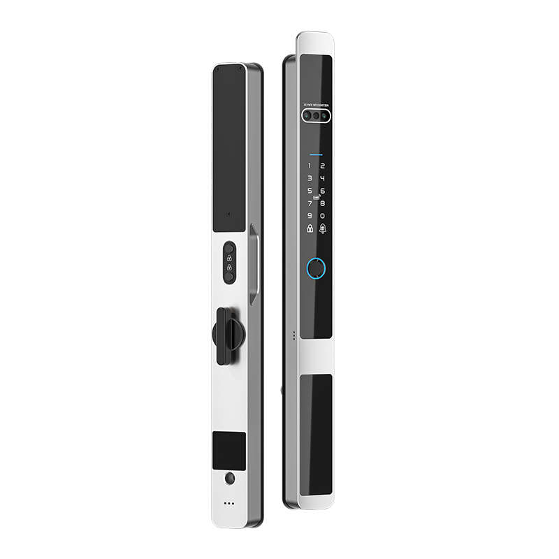 Smart Life Tuya WIFI Access Control Face Fingerprint Keypad Card Video Doorbell Intercom Handle Lock