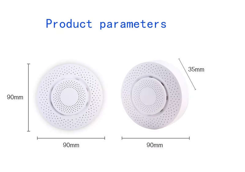 Smart Life Tuya WIFI Air Quality Monitor CO2 VOC Formaldehyde Temperature Humidity Sensor Detector