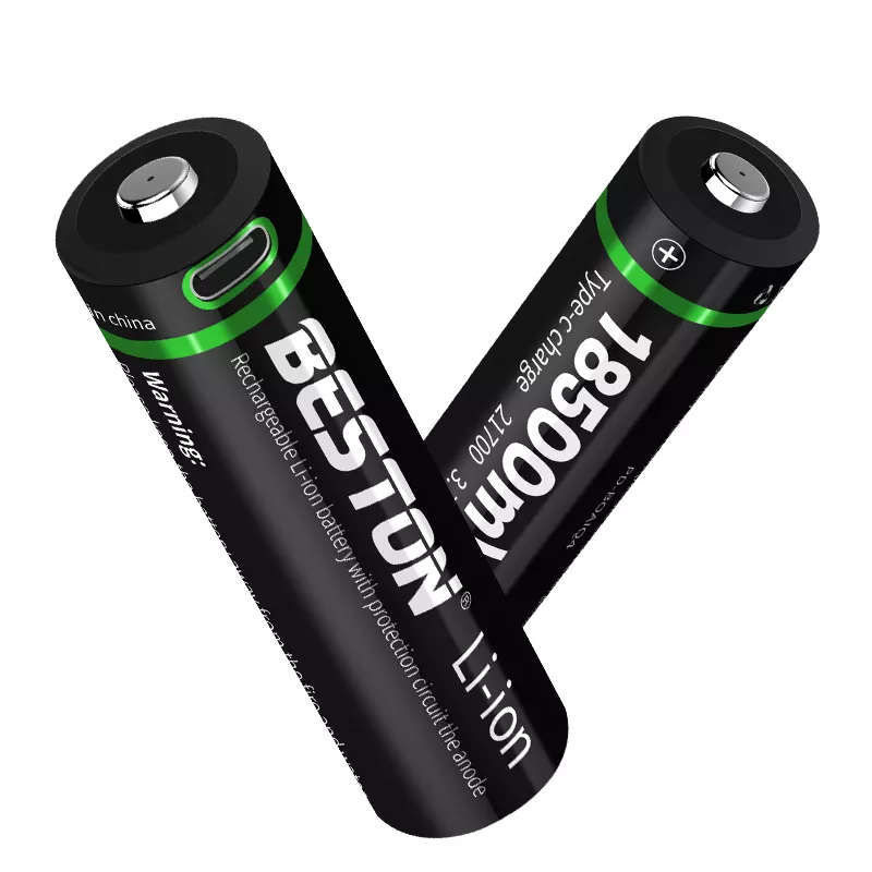 BESTON 21770 USB C Rechargeable Lithium Battery | 3.7V | 5000mAh | 1 Pack