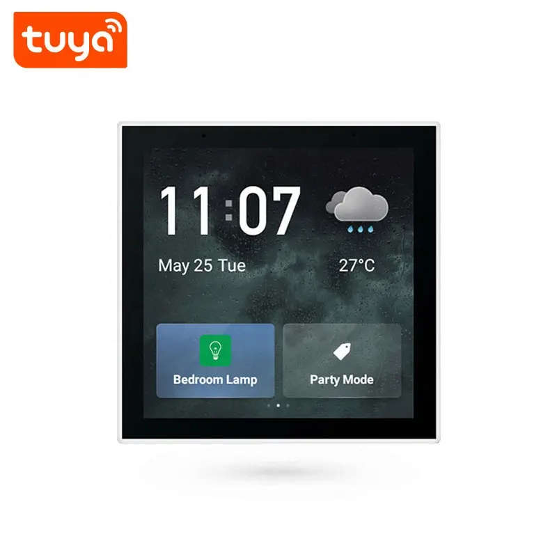 Smart Life Tuya WIFI 4 inch In-Wall Touch Screen Control Panel w/ Zigbee Gateway | 240V