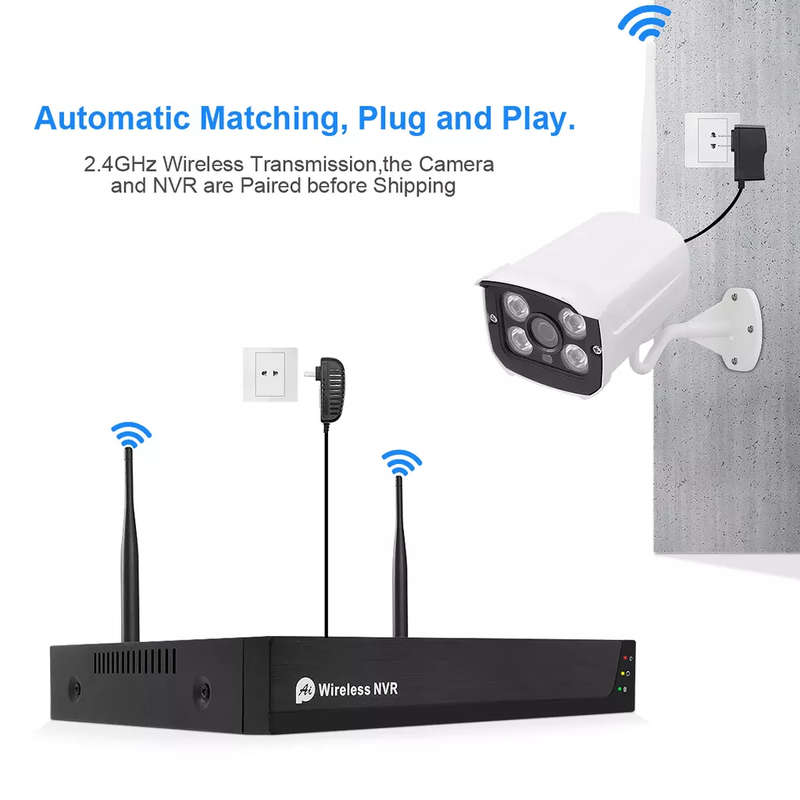 Smart Life Tuya NVR CCTV Camera Kit w/ 8 Outdoor Waterproof 3MP Cameras w/ 2-way Audio