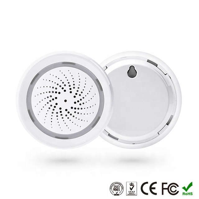 Smart Life Tuya WIFI Siren Alarm / Chime Speaker w/ Temperature & Humidity Sensor | 90dB | 5V