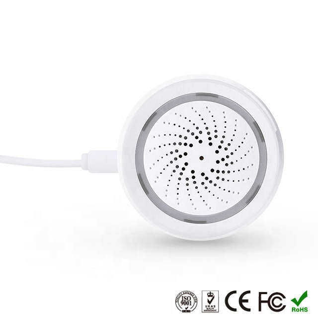 Smart Life Tuya WIFI Siren Alarm / Chime Speaker w/ Temperature & Humidity Sensor | 90dB | 5V