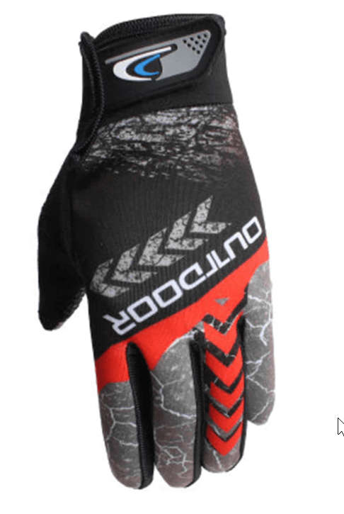 Outdoor Motorcycle Gloves - Blue