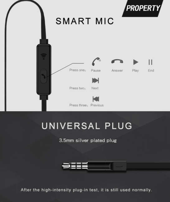 Simvict Professional Earphone Super Bass