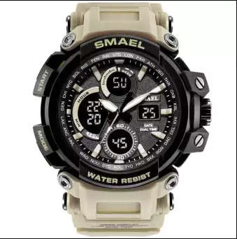 SMAEL Outdoor Digital Watch Khaki