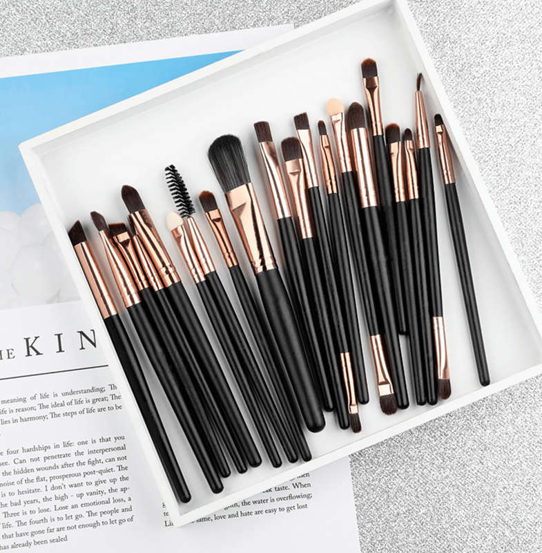ROSALIND 20Pcs Professional Makeup Brushes Set