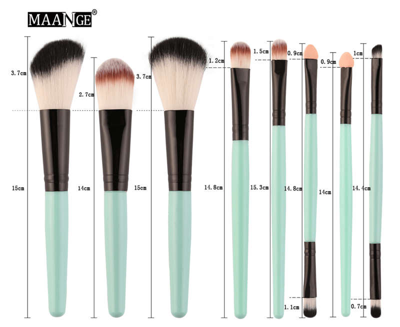 MAANGE 15Pcs Makeup Brushes Set #2
