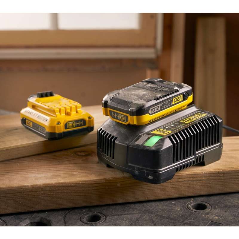 STANLEY FATMAX V20 2 x 2.0Ah Starter Kit | SFMCB12D2-QW