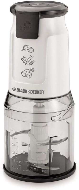 Black & Decker 500W Dual Blade Vertical Chopper with Ice Crusher - FC300-B5