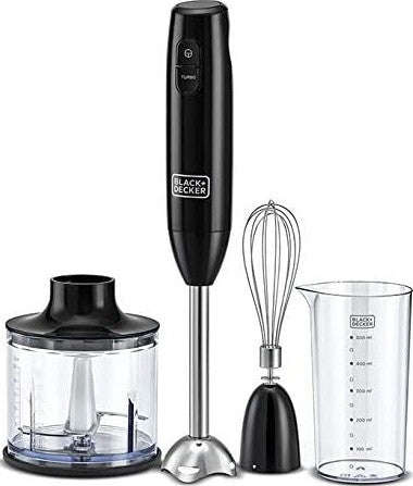 Black+Decker 600W 3-in-1 Hand Blender with Chopper