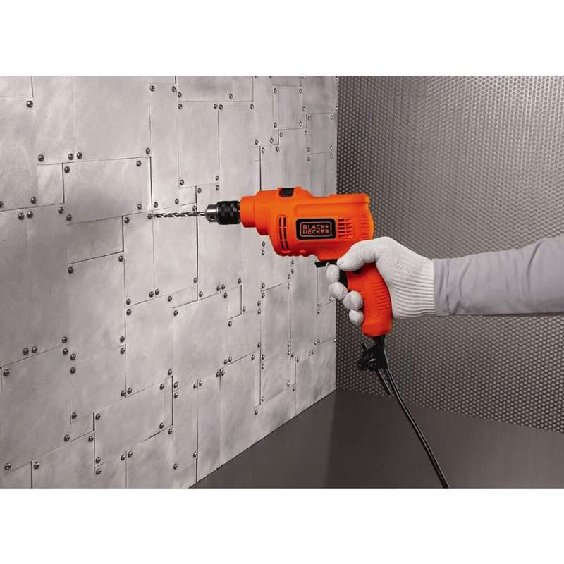 Black & Decker 10MM 550W SINGLE SPEED HAMMER DRILL | KR5010V-B9