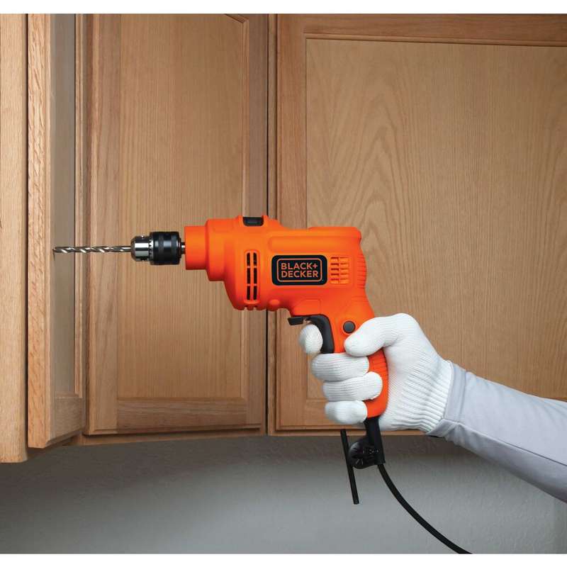 Black & Decker 10MM 550W SINGLE SPEED HAMMER DRILL | KR5010V-B9