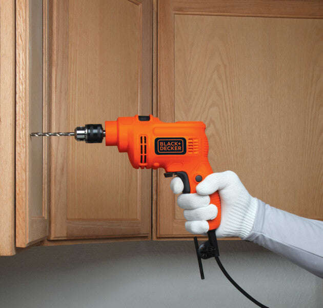 Black & Decker 550W 10MM SINGLE SPEED DRILL | KR5010-B9