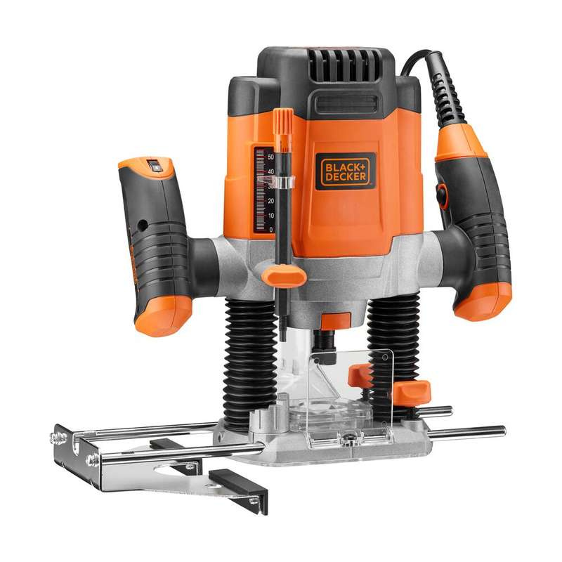 Black & Decker 1200W 1/4" PLUNGE ROUTER |KW1200E-QS