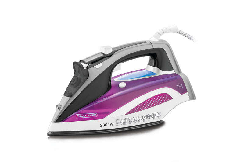 Black & Decker 2800W Digital Steam Iron with Anodized Sole
