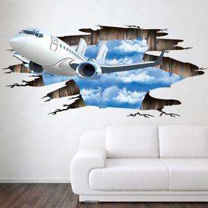 3D Wall or Floor Stickers - Plane