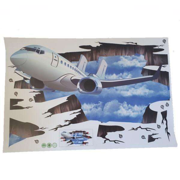 3D Wall or Floor Stickers - Plane