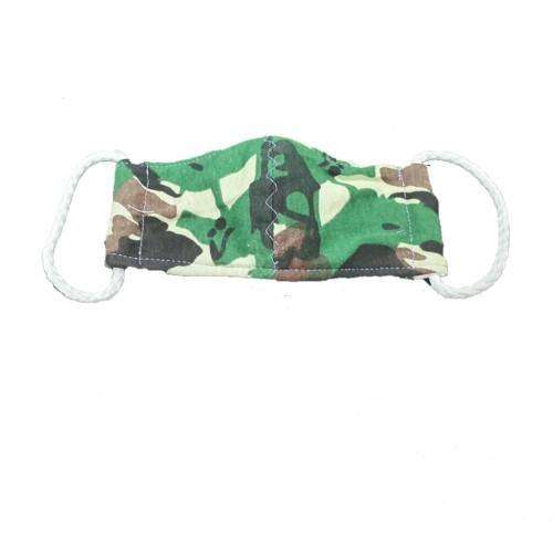 Kids Reusable Fabric 3-Layer Non-Medical Mask - Small Size - camo