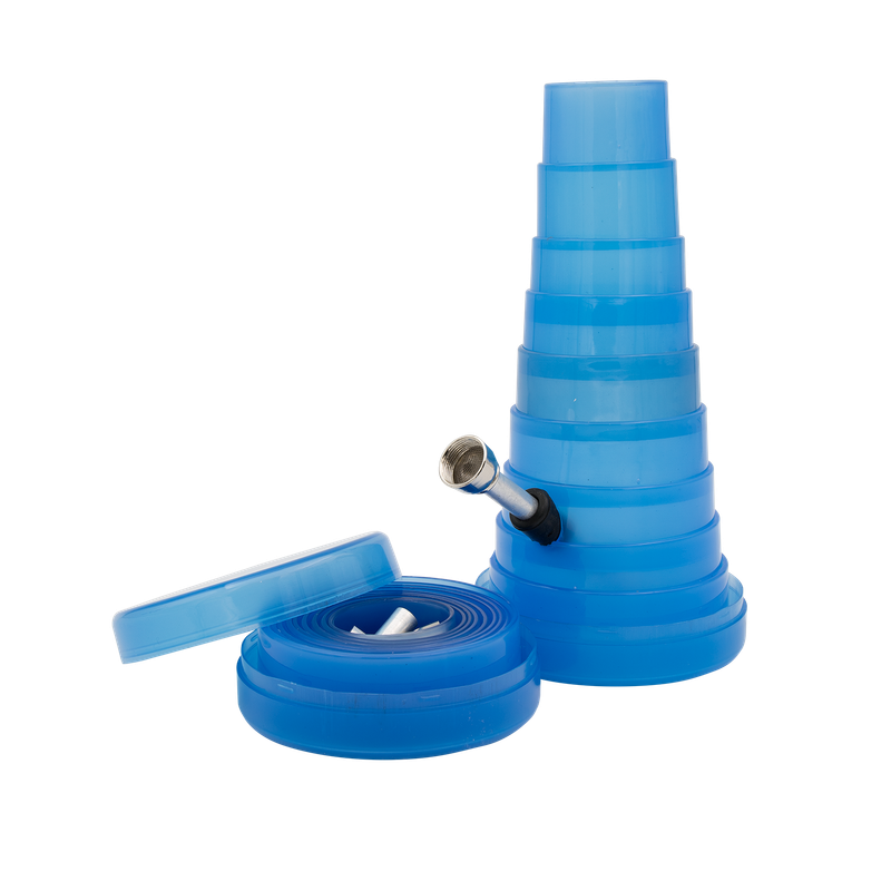 Folding travel Bong - Blue
