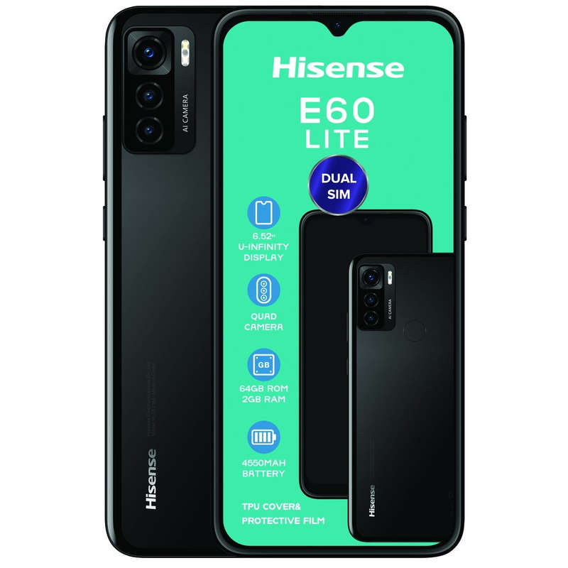Hisense E60 LITE (64GB) 6.5 Inch Display