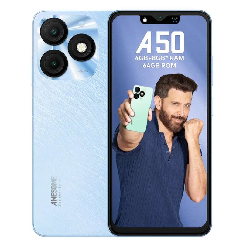 Itel A50   6.6 Display, Triple Camera