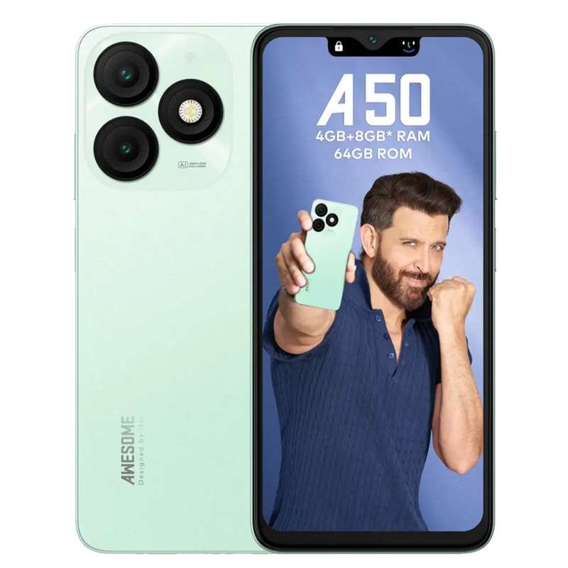 Itel A50   6.6 Display, Triple Camera