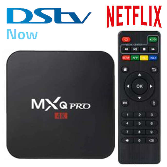 MXQ-PRO 4K Android TV Box (Supports dsTV NOW, SUPERSPORT, SHOWMAX, NETFLIX, MIRACAST, KODI)