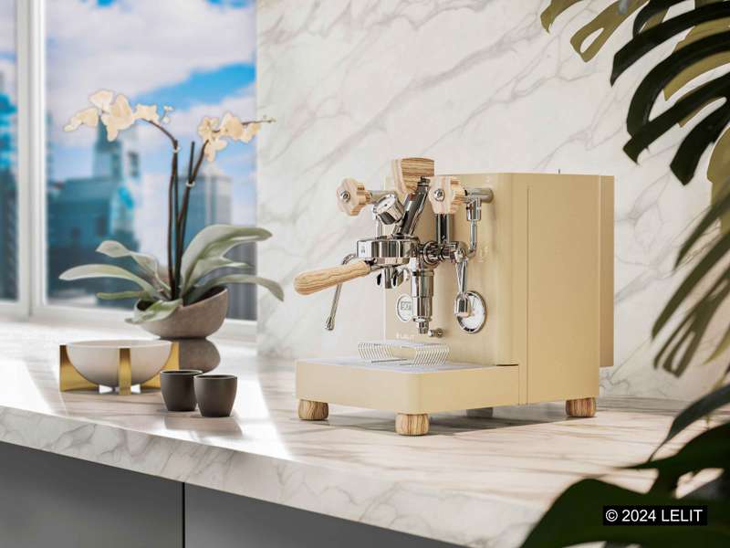 Lelit Bianca V3 Ltd Edition Gold & Zebrano Wood