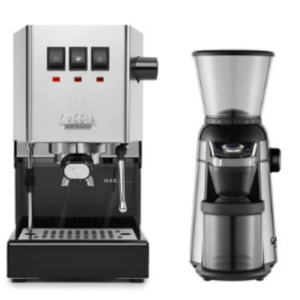 Gaggia Classic Pro + MD15 Grinder Bundle