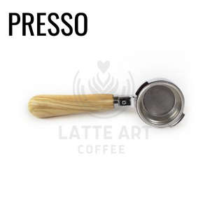 Presso E61 Ash Wood Bottomless Portafilter 58mm