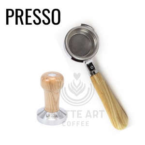 Presso E61 Ash Wood Bottomless Portafilter 58mm