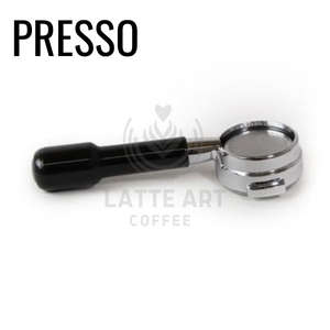 Presso E61 Gloss Black Bottomless Portafilter 58mm