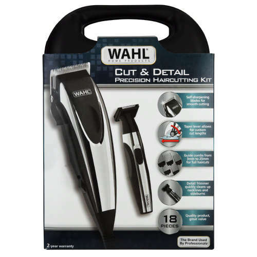 Wahl Cut & Detail Hair Clipper 18-Piece Kit