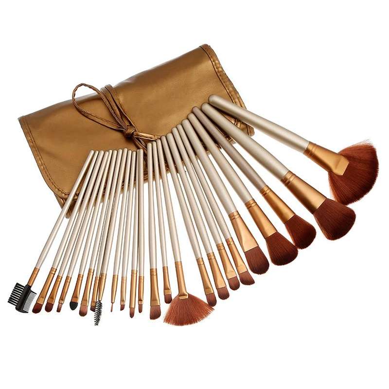 24PC Professional Cosmetic Makeup Brush Set