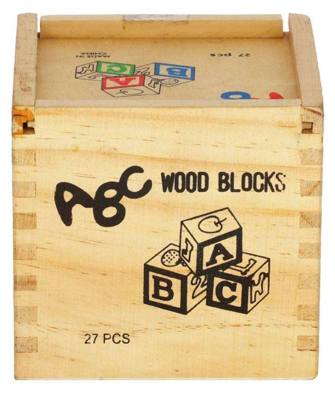 27 PCS Wooden ABC Educational Blocks