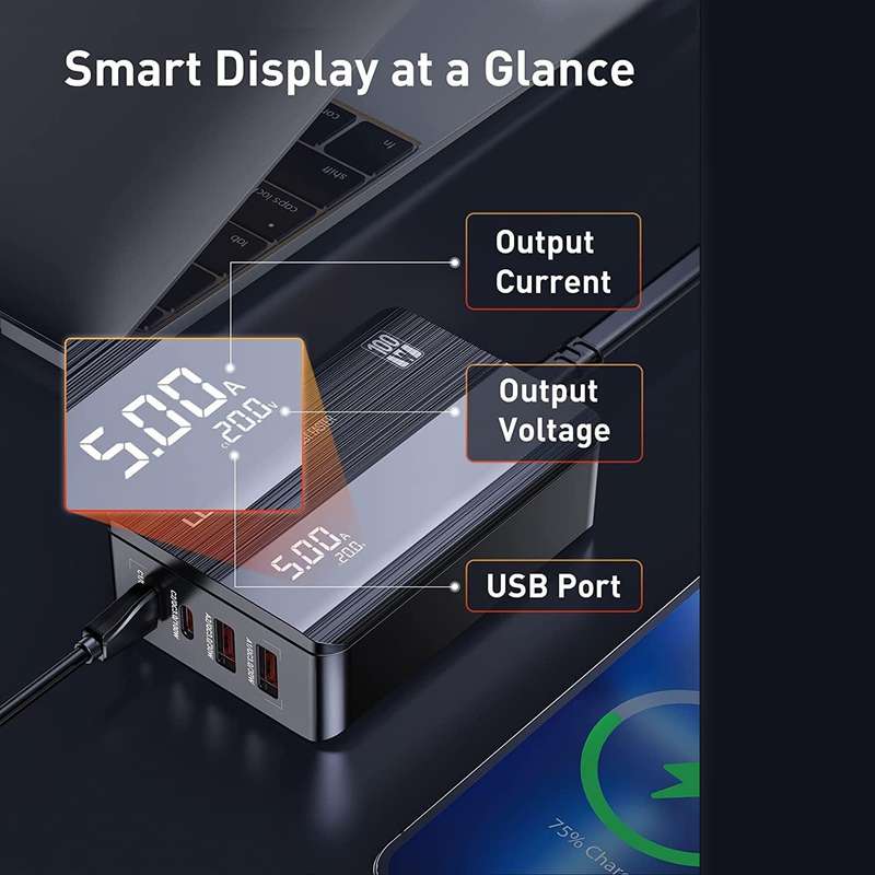 LDNIO 100W GaN Super Fast Charger A4809C